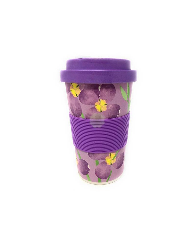 Bamboo Mug Watercol Violette