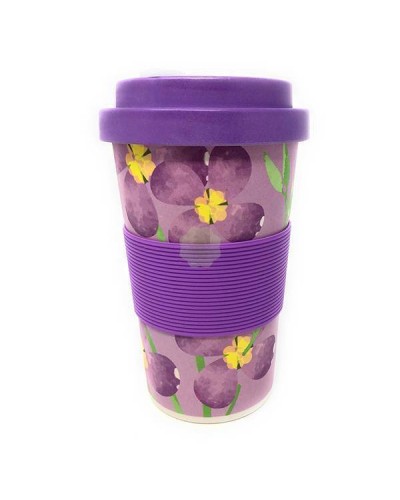 Bamboo Mug Watercol Violette